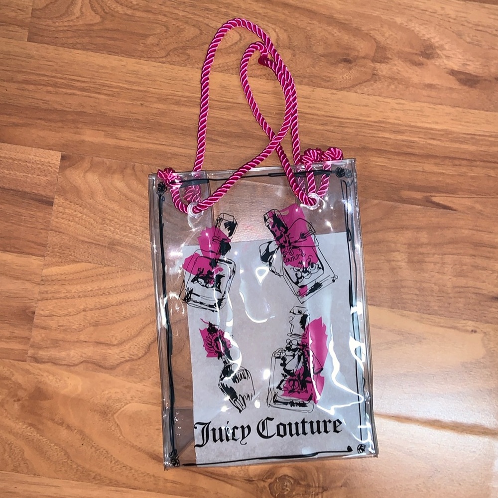 Brand New in Packaging Juicy Couture Clear Handbag Tote